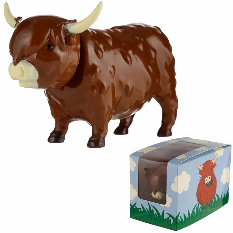 Highland Coo Cow Solar Wackelfigur -  Geschenke und  viel mehr