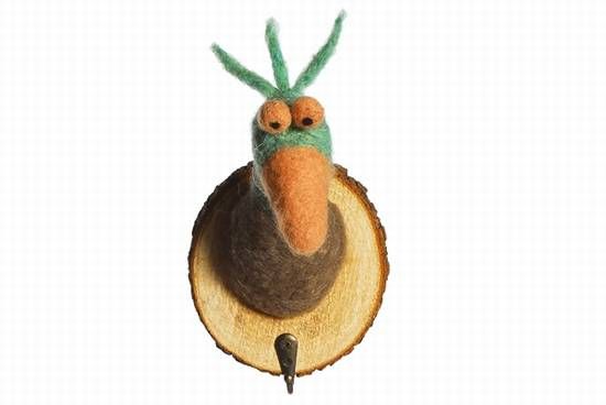 Kleiderhaken crazy Vogel