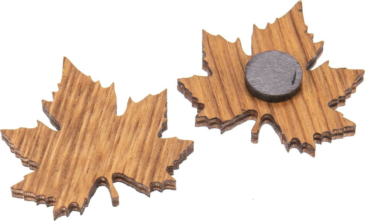 Holz-Magnet Ahornblatt