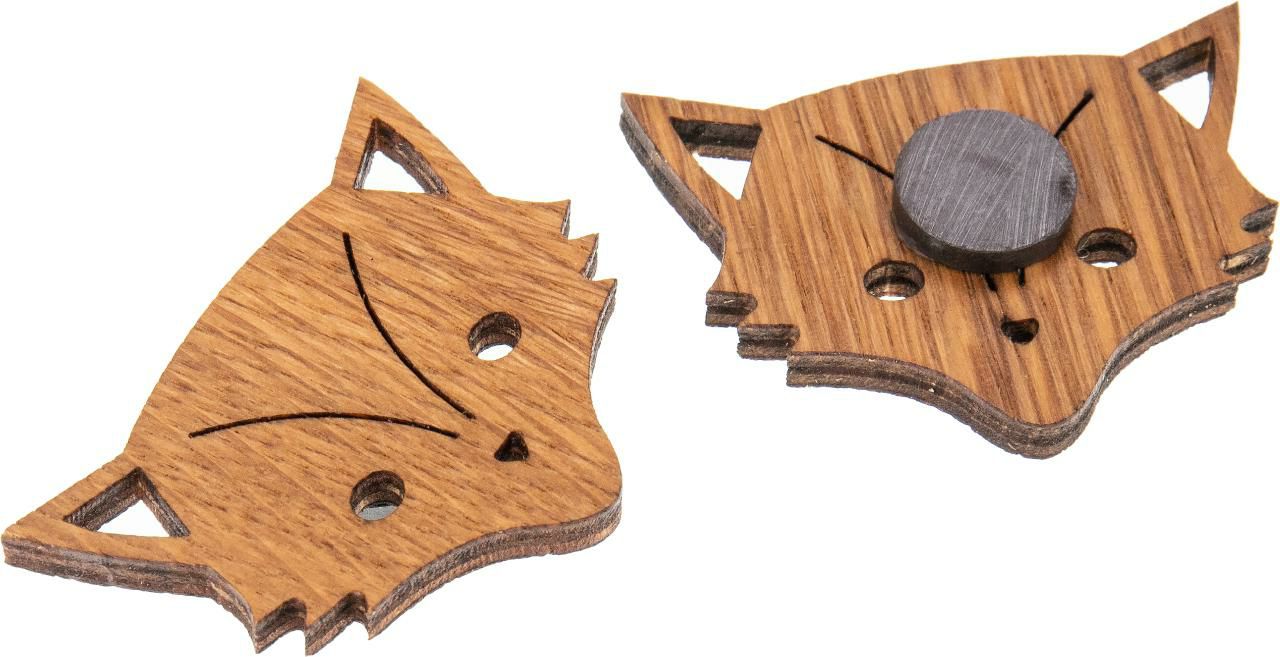 Holz-Magnet Fuchs
