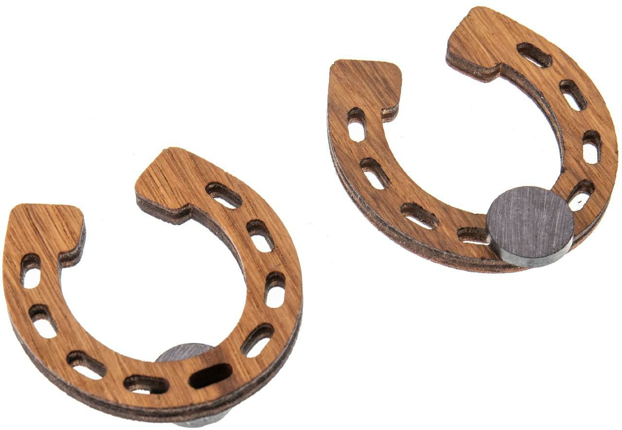 Holz-Magnet Hufeisen