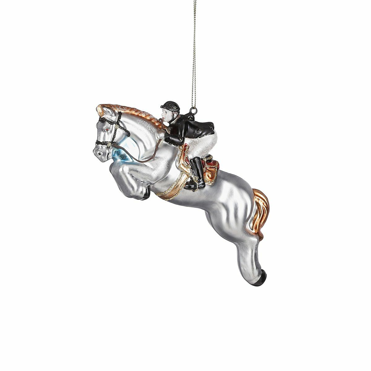 Glashänger Springreiterin mit Pferd