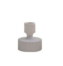 Jacquard, Kerzenhalter beige matt