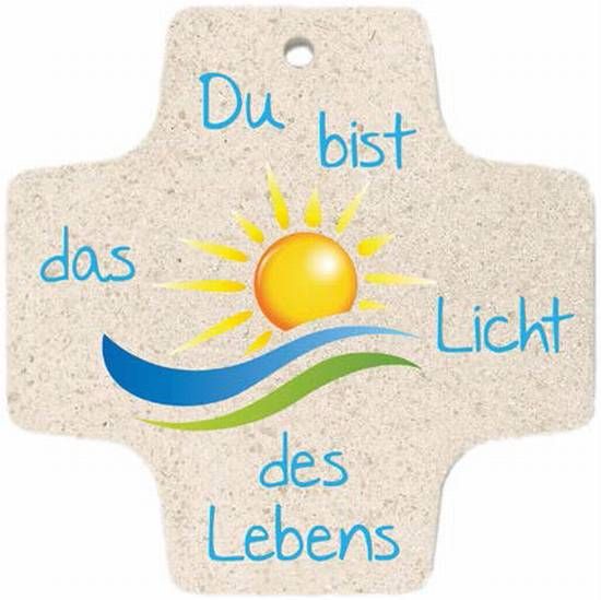 Steinkreuz Du bist das Licht