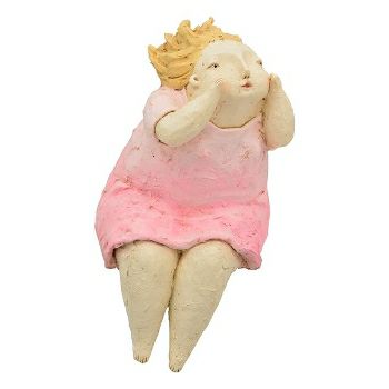 Kantensitzer Lady CrivA rosa Kleid