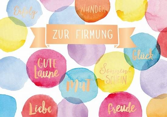 Zur Firmung mit Goldveredelung