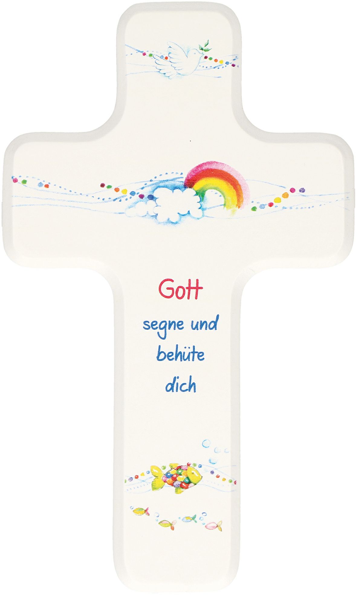 Kinderholzkreuz Gott segne und behüte dich