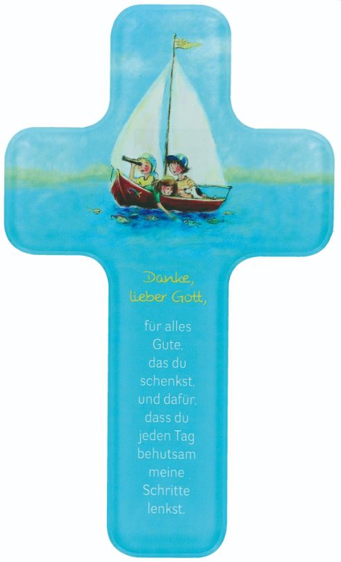 Kinderkreuz Dankgebet aus Acrylglas