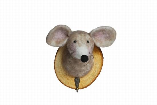 Kleiderhaken Filz-Maus