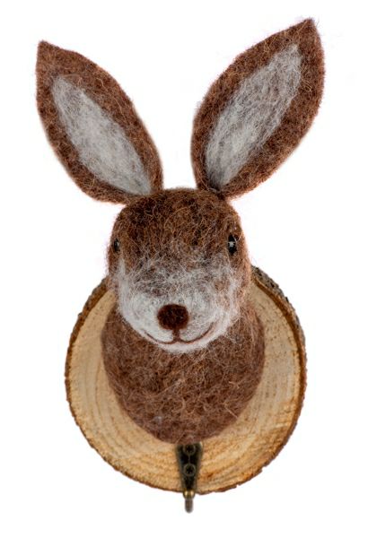 Kleiderhaken mit Hasenkopf NEU