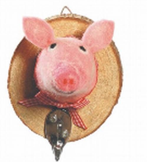Kleiderhaken Schwein neu