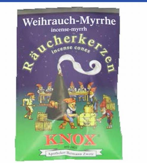 Knox Räucherkerzen Weihrauch-Myrrhe