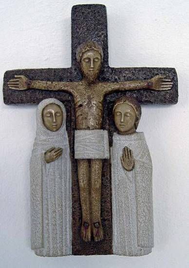 Pulverstein-Kreuz Kreuzigung