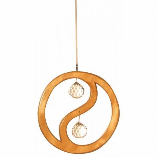 Kristallobjekt Yin Yang