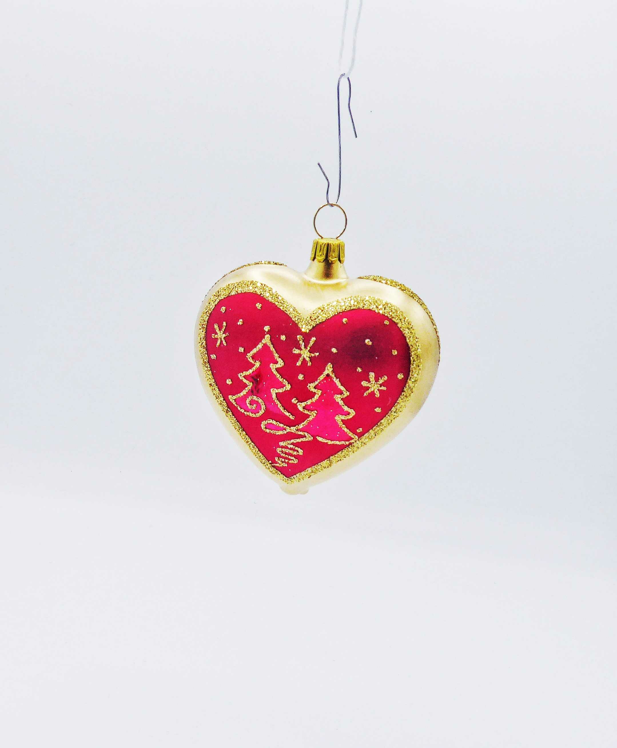Christbaumschmuck Lauscha Herz