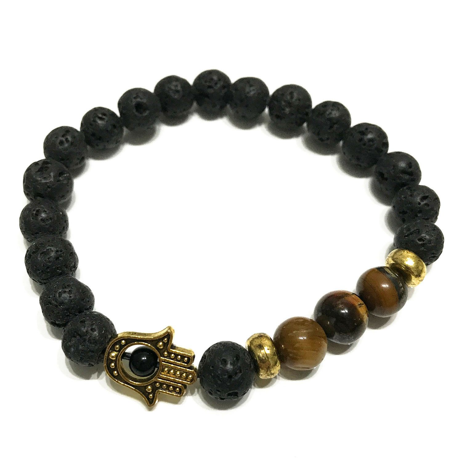 Lava-Hamsa-Armband