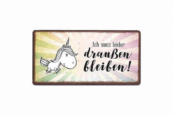 Magnet Ich muss leider draußen bleiben