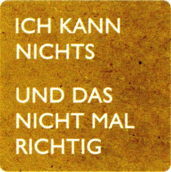 Magnet Ich kann nichts...