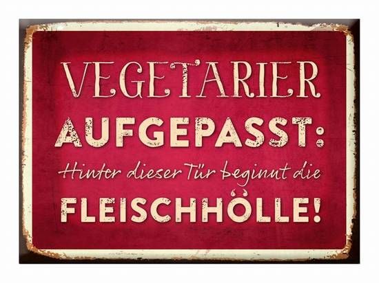 VA Magnet Vegetarier aufgepasst