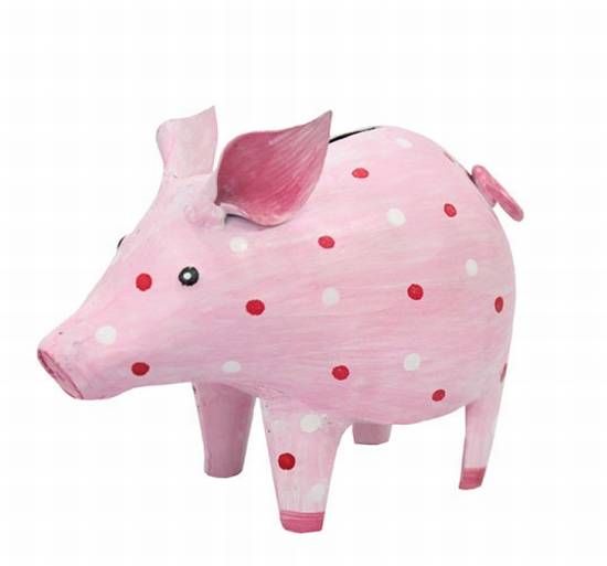 Sparschwein Mini gepunktet