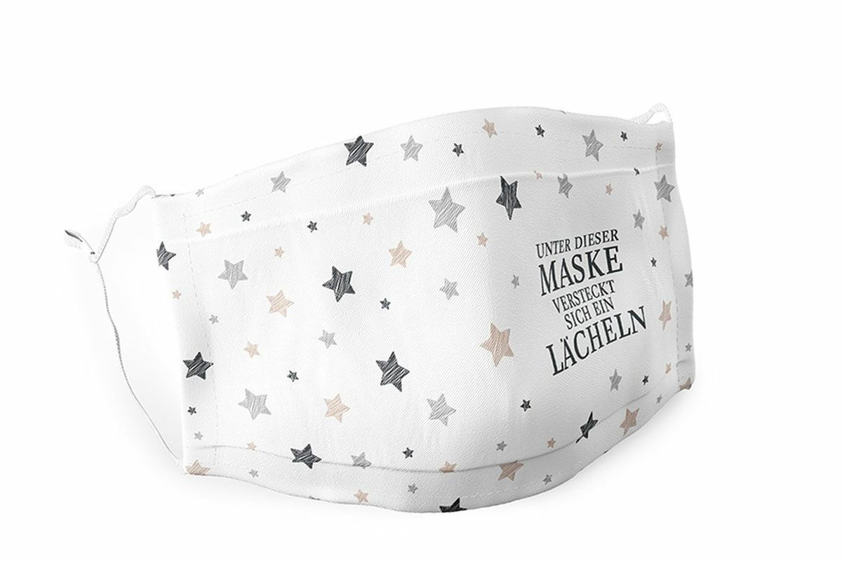 Gute Laune Maske  Lächeln