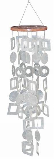 Muschelmobile rund-quadratisch