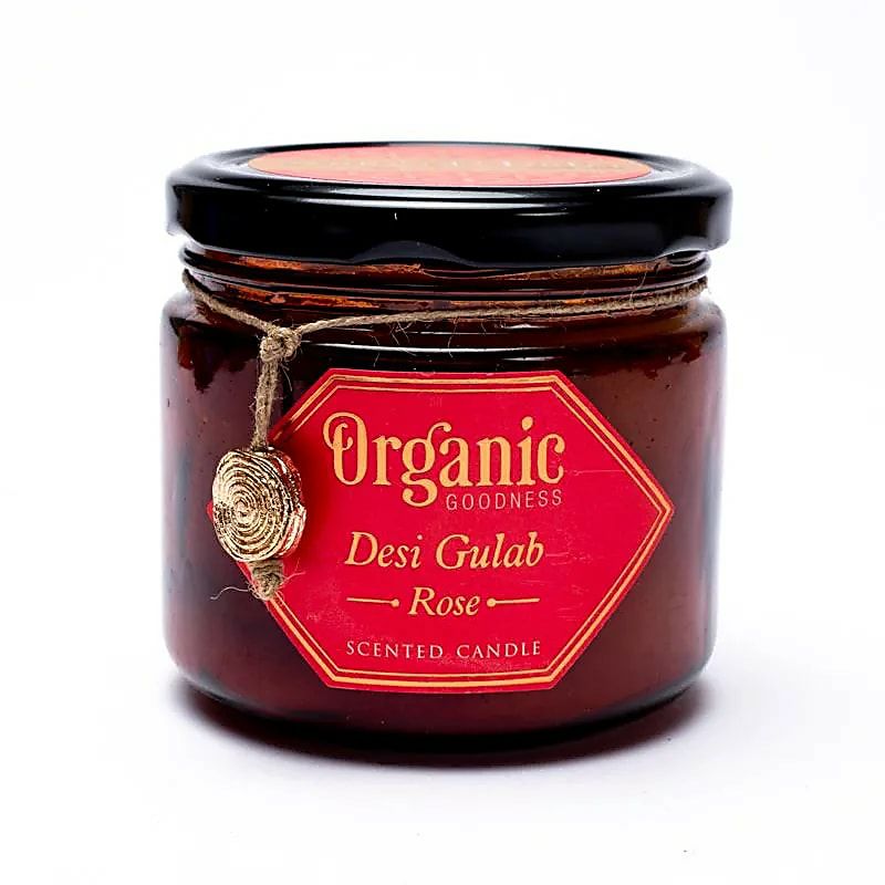 Organic Goodness Sojawachskerze Rose 