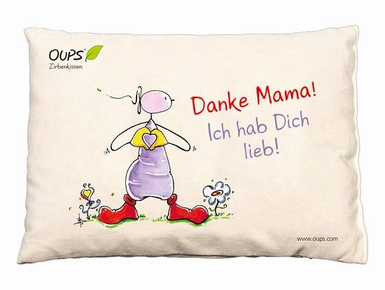 Zirbenkissen Danke Mama