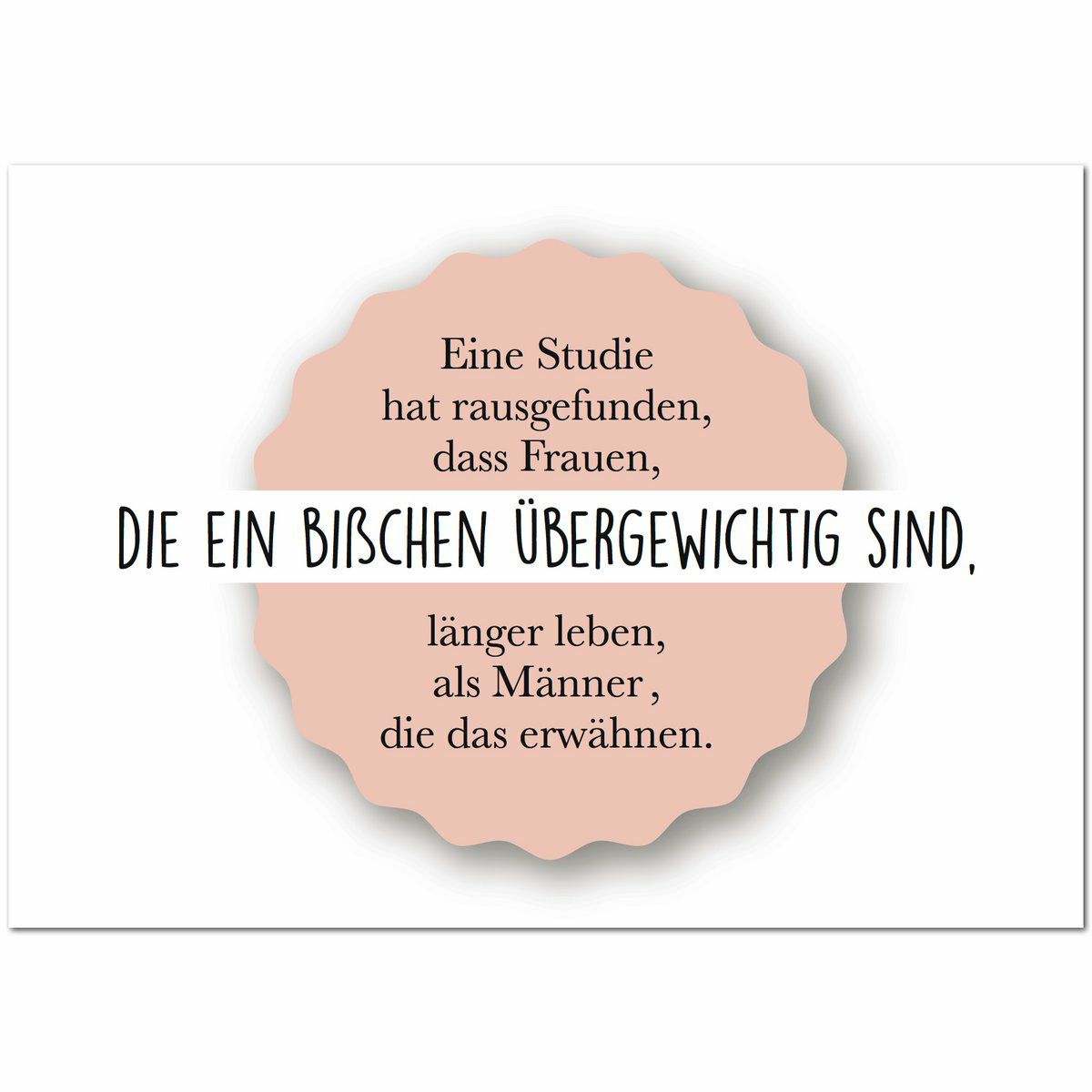 Postkarte eine Studie