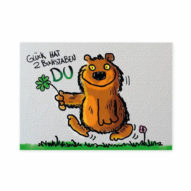Postkarte DU