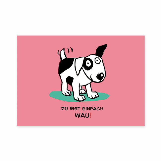 Postkarte Wau