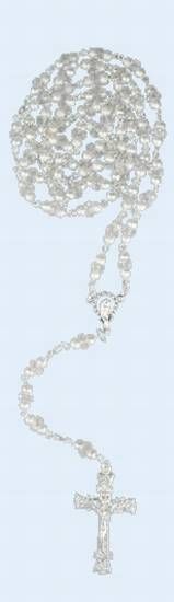 Swarovski Rosenkranz Silber-Christall