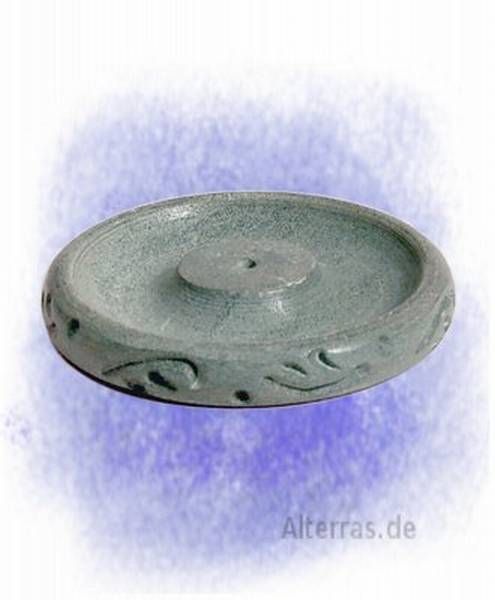 Stäbchenhalter Speckstein, rund