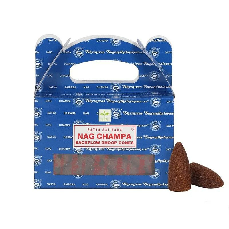 Nag Champa Rückfluss Räucherkegel 