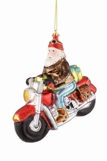 Hänger Biker Santa