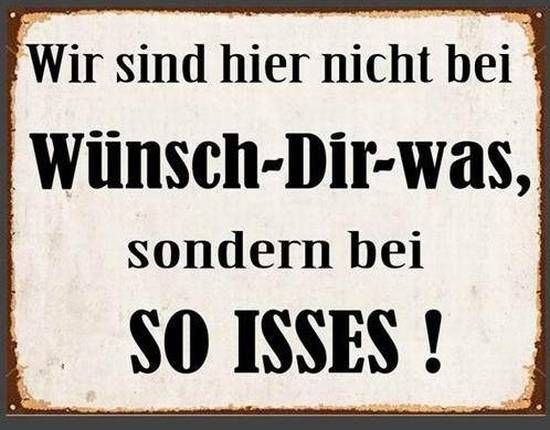Schild So isses