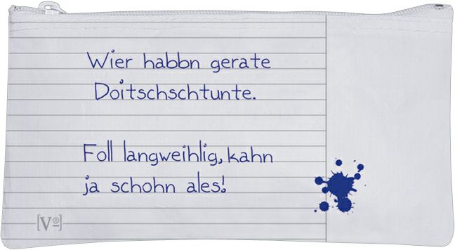 Etui-Täschchen Doitschschtunte