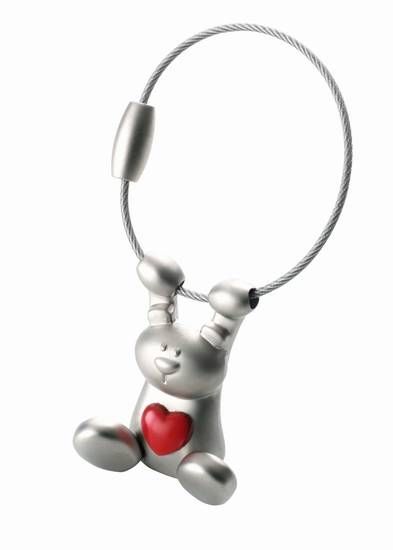 Schlüsselanhänger Teddeybär mit Herz