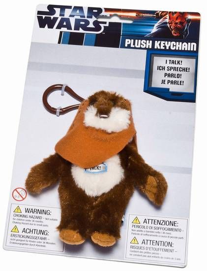 Schlüsselanhänger Star Wars  mit Sound Ewok Wicket