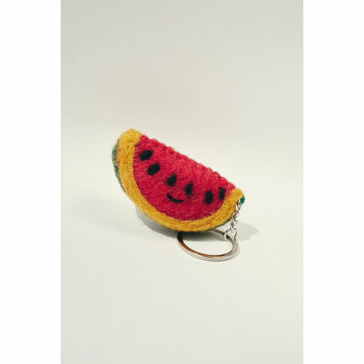 Filz Schlüsselanhänger Wassermelone