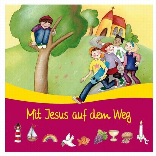 Servietten Mit Jesus auf dem Weg