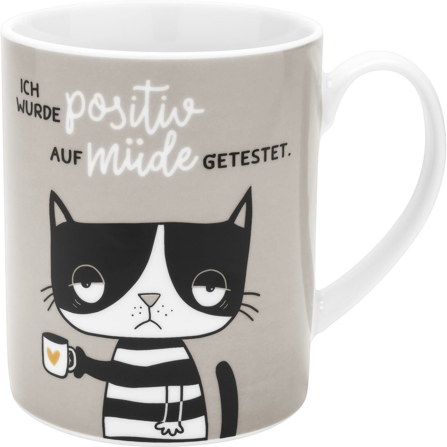 XL-Tasse positiv auf müde getestet