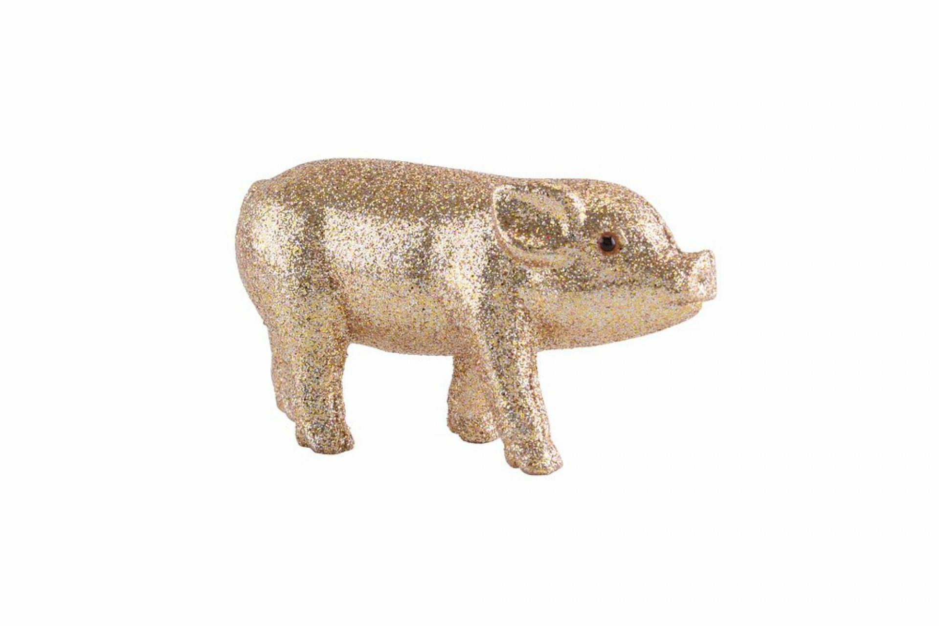 Solna Schweinchen champagner glitter S