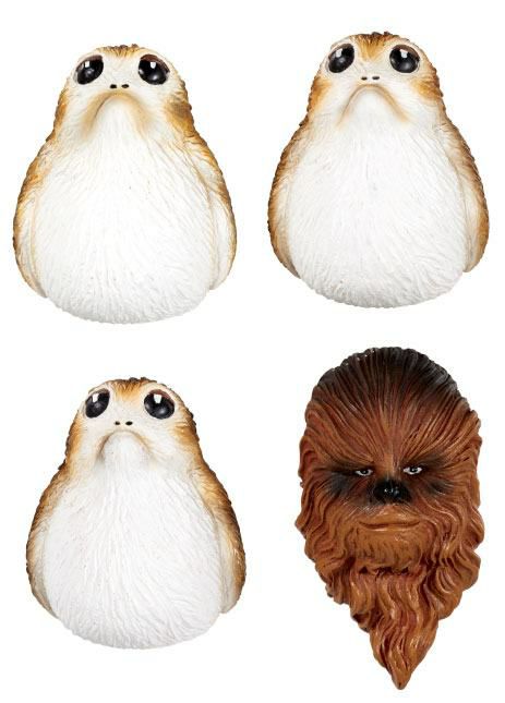 Magnete Set Chewbacca & Porgs