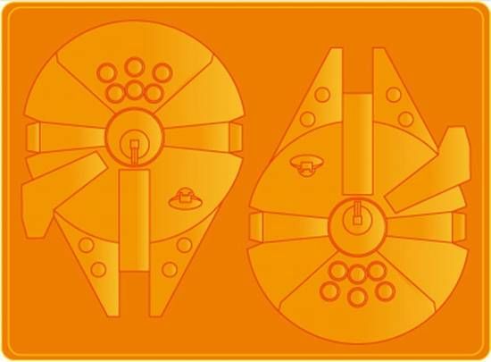 Star Wars Silikon-Form Millennium Falcon