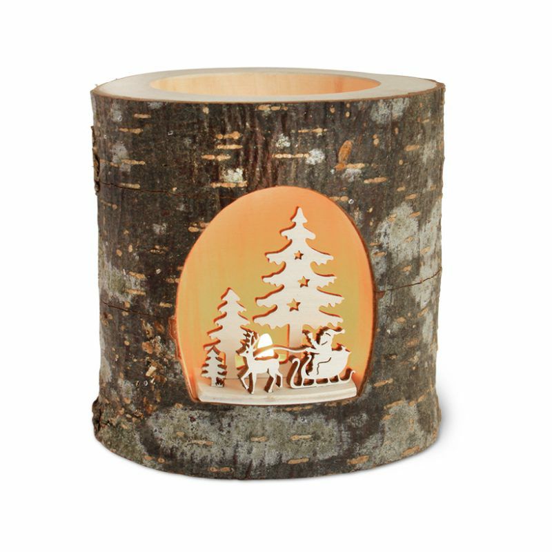 Stimmungsleuchter 3 D Weihnachtsmann