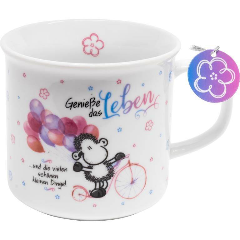 Sheepworld Tasse Genieße das Leben