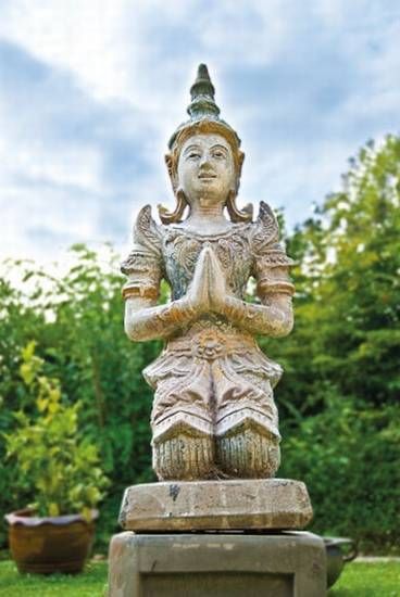 Antike Tempelfigur Schutzwächter