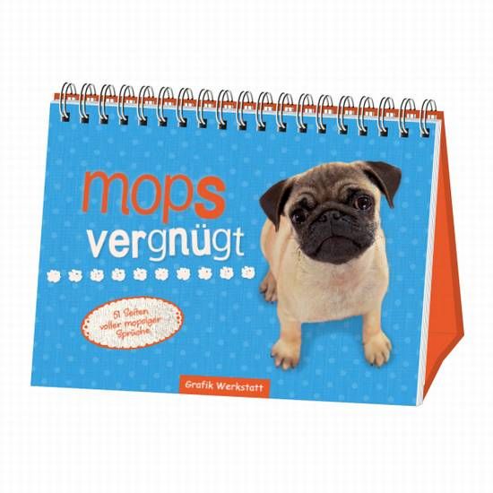 Spiralbuch Mops vergnügt
