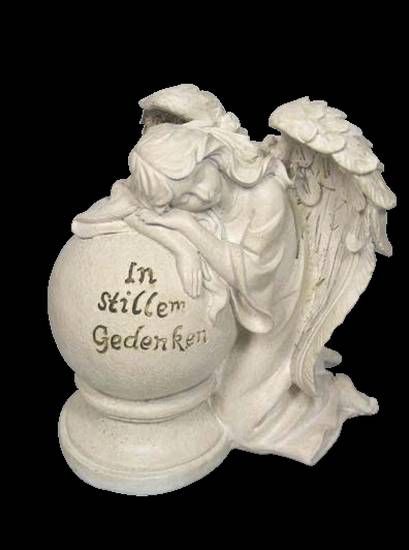 Engel kniend am Kugelstein